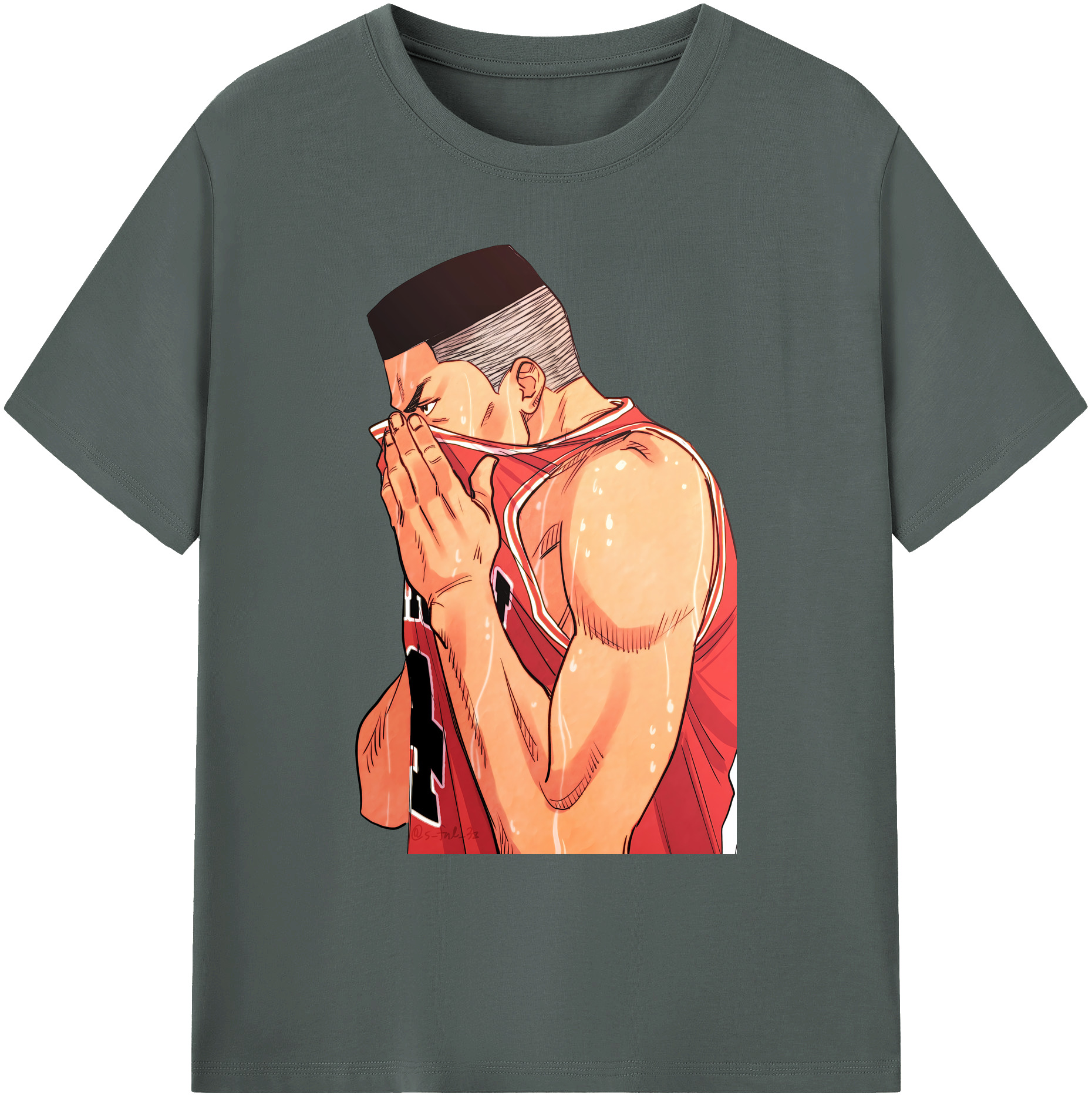 （画像用） SLAM DUNK／スラムダンク 綿100％ メンズ半袖Tシャツ｜肌触りやわらか＆通気性